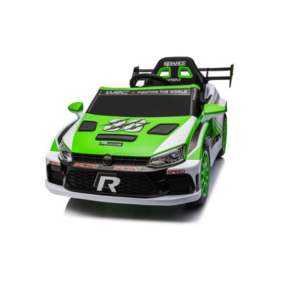 12V4A 20W*2 One Button Start, Forward And Backward, High And Low Speed, Music, Front Light, Power Display,  Two Doors Can Open, 2.4G R/C, Seat Belt Four Wheel Absorber  RIDE ON CAR