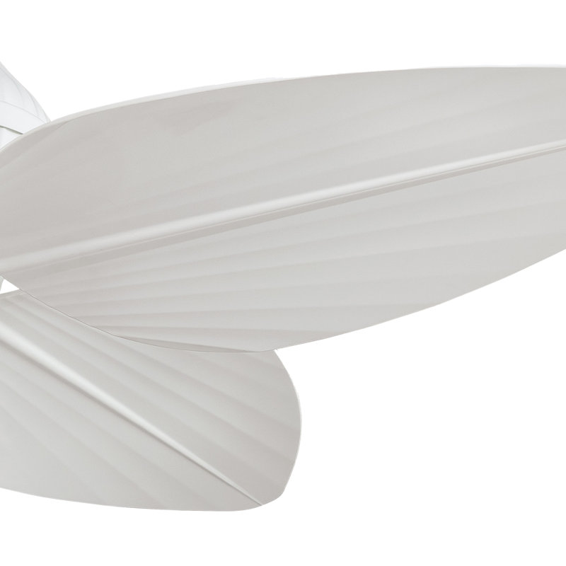 52" Gauguin 4 - Blade LED Leaf Blade Ceiling Fan with Wall Control and Light Kit Included