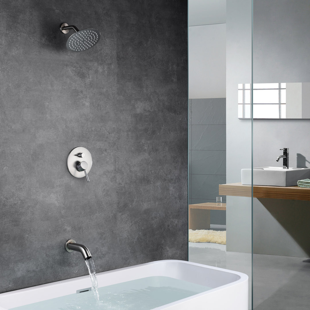 Complete Shower System with Rough in-Valve sumerain 