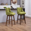 Tabouret de comptoir pivotant avec cadre en bois massif 29,9 po Luthando-265640312