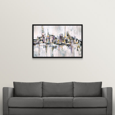 " Across The City " by Rikki Drotar Painting Print