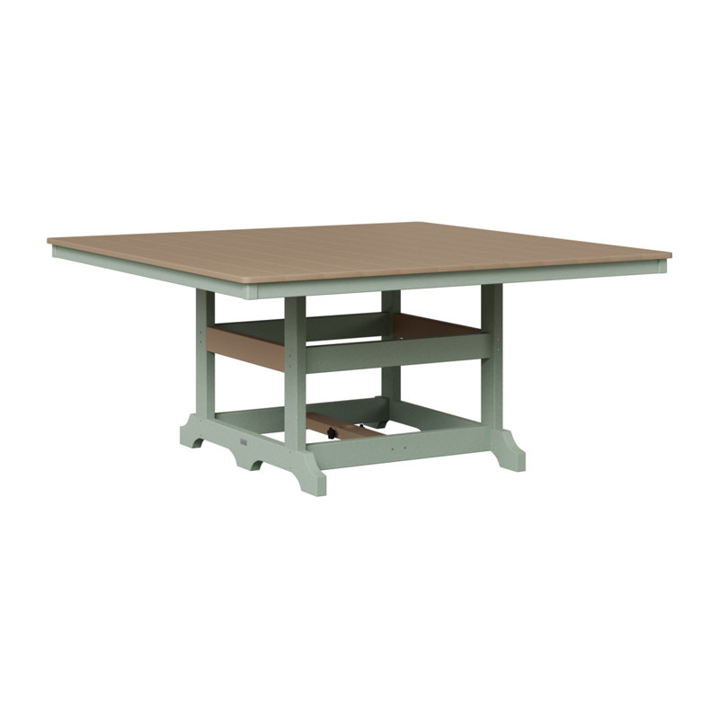 Table de salle à manger Berlin Classic, Écume de mer, écume de mer, Bois vieilli