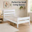 Lit plateforme simple en bois massif-130523406