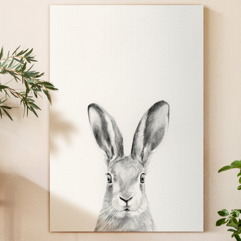 Animal Mug I - Wrapped Canvas Painting, 18" H x 12" W x 1.5" D