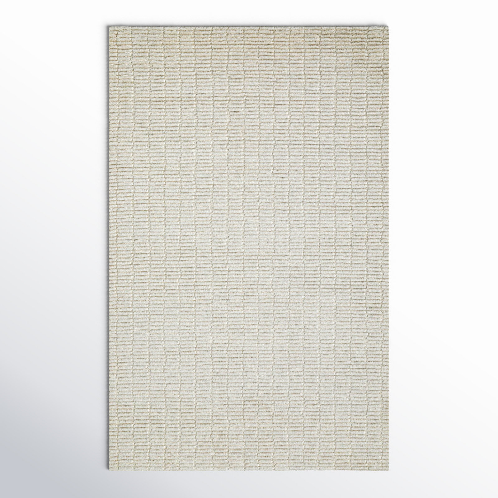 Debra Ivory Hand-Tufted Wool Rug, Rectangle 6' x 9'