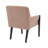 Krisslyn 6-Person Rubberwood Dining Table Set With Upholstered Chairs & Double Pedestal Base-128966944-128966945