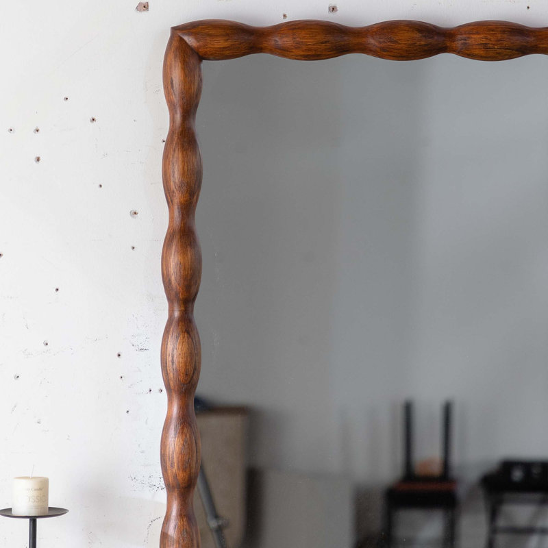 Miroir mural 36,02 "Mid-Century Modern Swirl