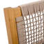 Chaise de salle à manger tressée de 2 en brun avec finition. Fabrication en bois et en corde pour un confort durable. L 22,82 po x P 23,55 po x H 35,39 po. Installation facile. Chaises d'une capacité de poids de 400 lb - fabriquées à partir d'un classique-118008375