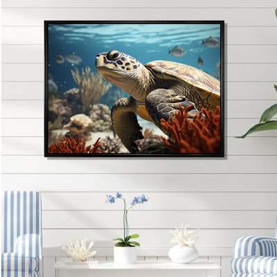 Vie côtière classique sur toile