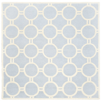 Sanyla Cambridge Hand Tufted Wool Geometric Rug