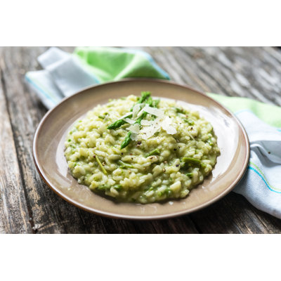 Risotto With Asparagus - Wrapped Canvas Print