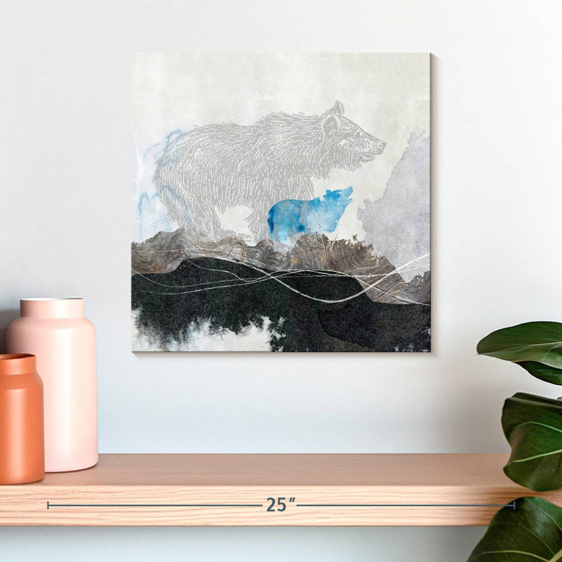 Crowle Grizzly Bear, 16" H x 16" W