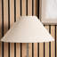 Abirad 23.5cm H Cotton Empire Lamp Shade ( Uno ) in Hopsack Beige-121683490