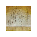 Five Trees Print by Albert Williams