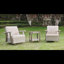 Chaise berçante pivotante avec coussin en oléfine Creal-531829665