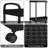 4-Tier Rolling Utility Cart with Handle