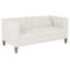 Dominique Leather Loveseat-2086962624-2086962625