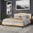 Ciriaca Arched Button Tufted Upholstered Headboard-1636055511-1636055534