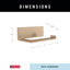 Vero Wall Mount Toilet Paper Holder-11181218
