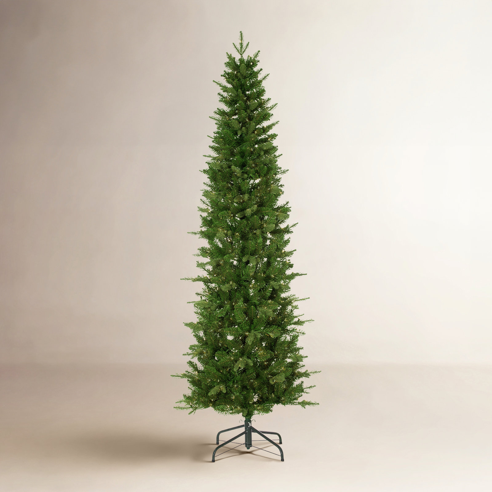 Lighted Artificial Spruce Christmas Tree, 7.5'