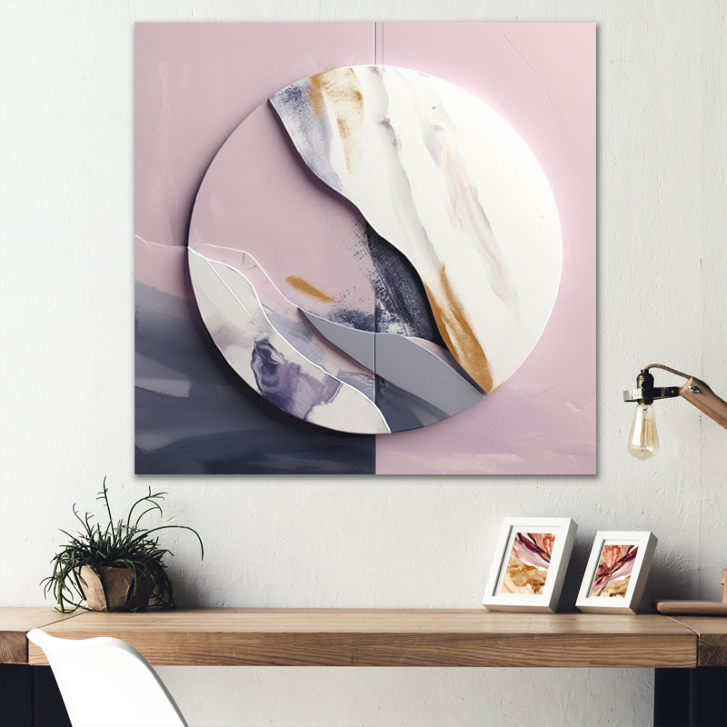 Décoration murale Ballintoy Marble Medley II, H 16 po x l 16 po x P 1 po
