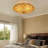 Elegant 4-light 20" Tiffany Stained Glass Flush Mount Ceiling Light