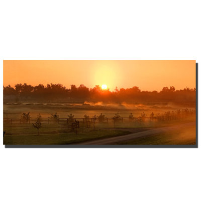 Reproduction de photo sur toile tendue encadrée « kentucky lever 2 » par preston