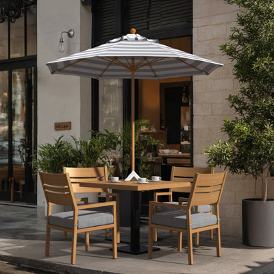 Parasol en bois de teck 7,5 pi