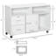 Support pour imprimante mobile avec compartiments verrouillables Nordic Design