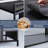 Pet Bunk Bed With Stairs And Storage-2013031078