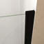 Porte de douche 29-28 "X 72", verre trempé 1/4 "(6Mm), cadre en aluminium-120178864