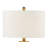 Kimmell 29.5" Twisted Worn Gold Table Lamp