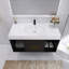 Meuble-lavabo mural 39 po avec lavabo en céramique-570969920