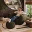 Fauteuil à billes Soft avec repose-pieds-1567980744