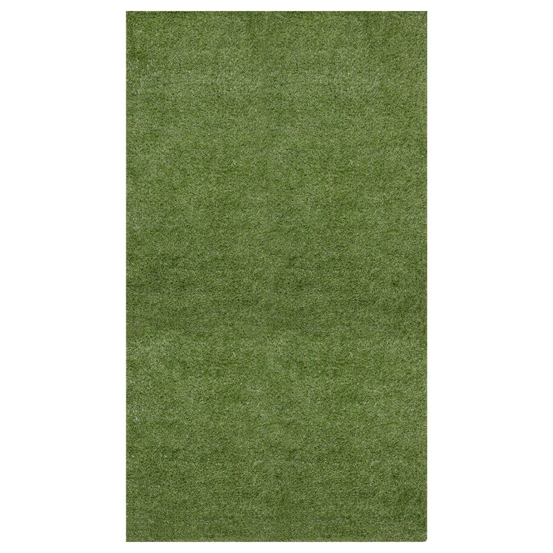 Grass Waterproof Indoor/Outdoor Artificial Grass Turf Rugs and Rolls Customized Size For Balcony, Patios