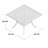 44" Square Dining Table