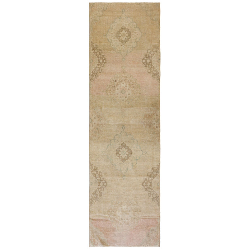 Vintage Turkish Village Rugs One-of-a-Kind Runner 3'3" X 11' Area Rug