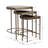 Uptown Mirrored Glass Top Nesting Tables-716351711