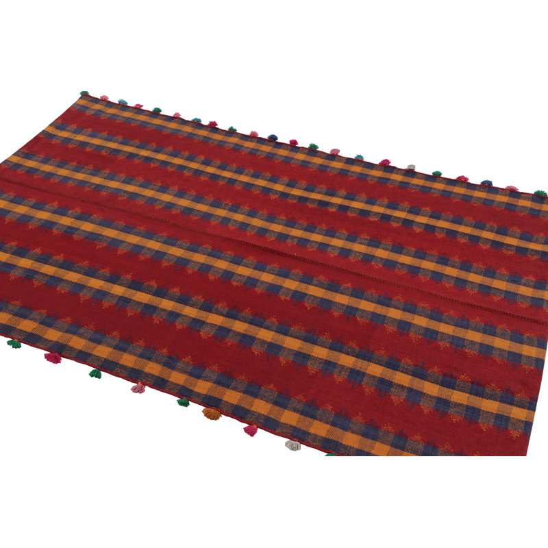 Kilim & Flat Weave One-of-a-Kind 4'2X6'5 Area Rug