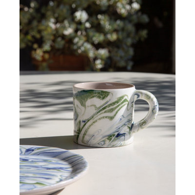 Grande tasse marbrée