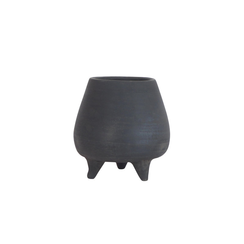 Pot à fleurs en terre cuite Heydan, H 6,75 po x l 6,5 po x P 6,5 po