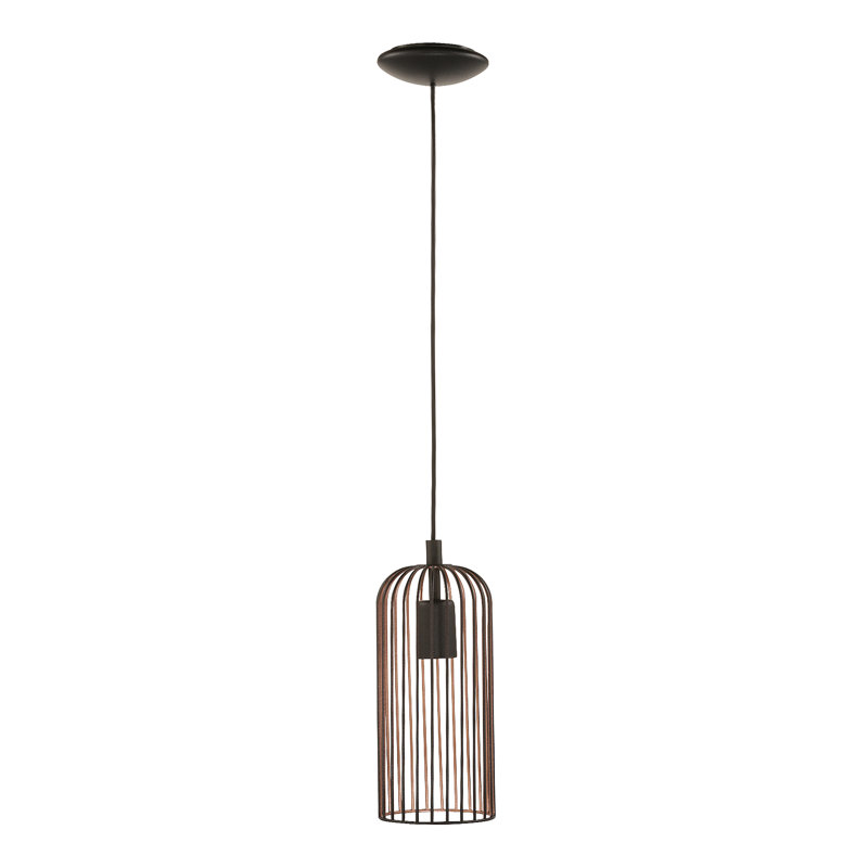 Boddie 1 - Light Black Cylinder Pendant