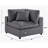 Cassandra Modular  2-Piece Sofa - Charcoal