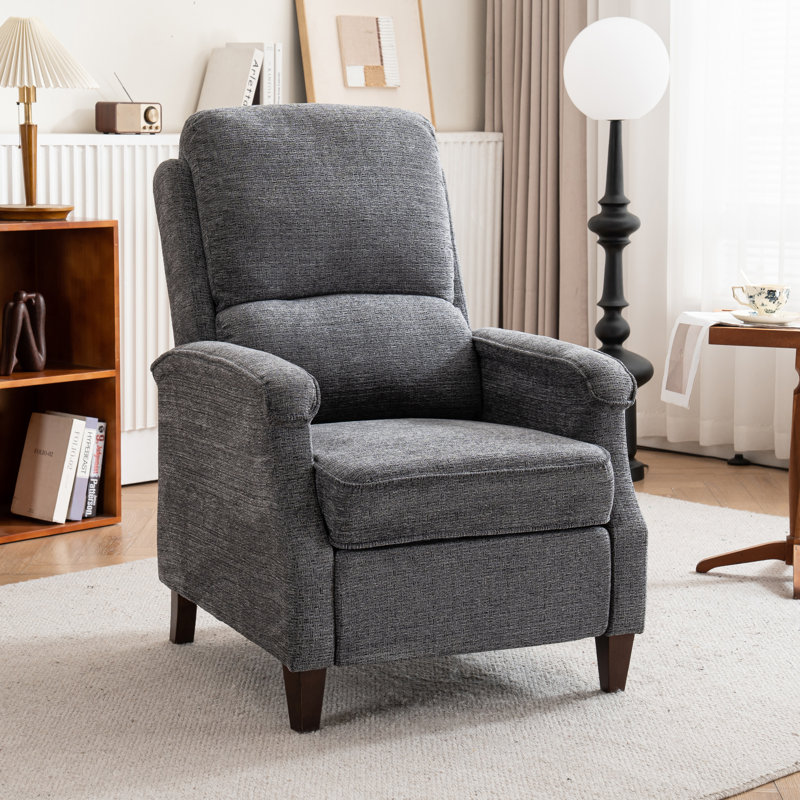 Fauteuil inclinable en tissu Arlan, Gris