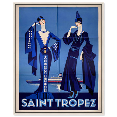 Impression rétro sur toile rétro par Vogue