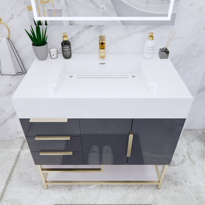Ensemble de meuble-lavabo simple 36 po Sevara