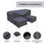 Huang Wicker Rattan Outdoor Patio Conversation Set Cover
