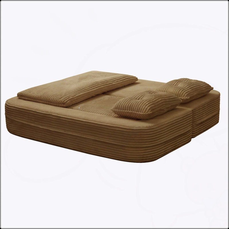 Canapé-lit modulaire Boneless, Chameau