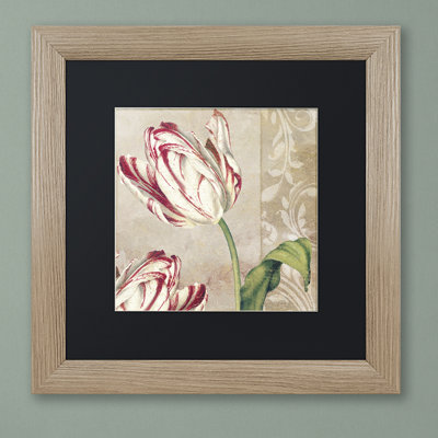 «Peppermint Tulips I» par Jadaya, impression encadrée