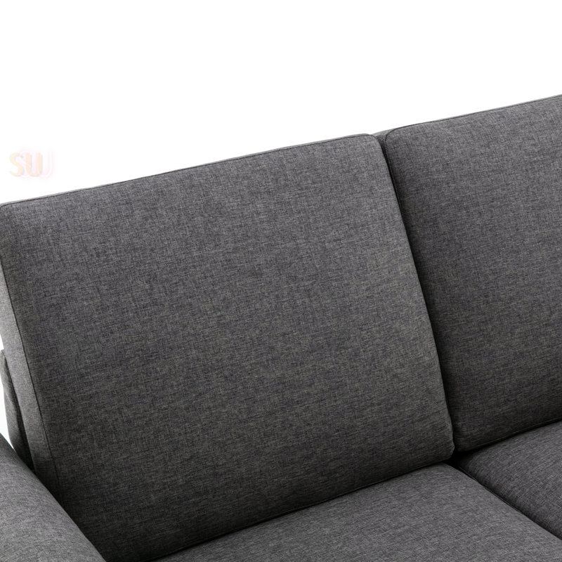 Siofra 57.5" Pull Out Sofa Bed Loveseat Sleeper with Twin Size Memory Mattress for Living Room Spaces, Gray